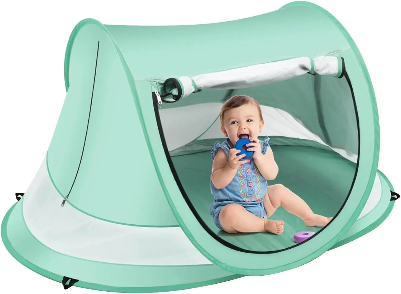 Baby Shade Tent - Portable Toddler Dome | Outdoor Beach Tents, Portable Babies Travel Tents with Net, Sandproof Lightweight Baby Pop Up Tent for Picnic, Vacation, Travel, Yard, Outdoor, Beach