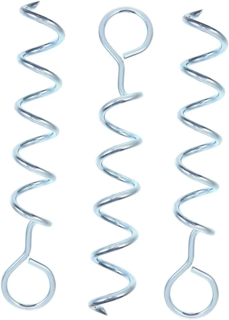 Balacoo Strong Tent Ground Pegs Heavy Duty Camping Stakes for Beach Tents Gazebos Tarps Gardening 3 Pack
