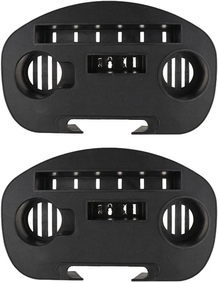 barenx 1 Pair Clip-on Folding Reclining Chair/Chair Tray Cup Holder