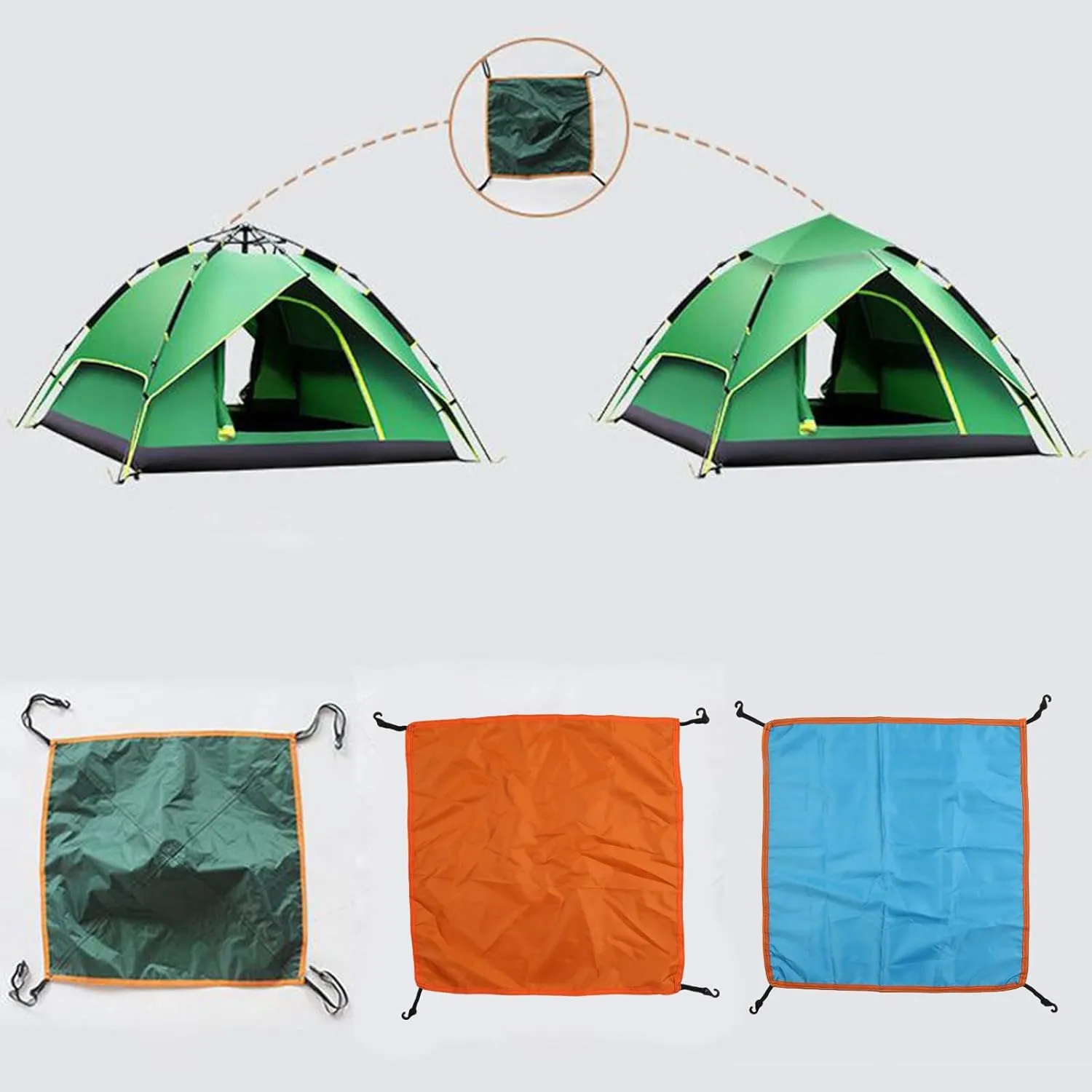 Beachs Tent Head Cloth Lightweight Camping Tarp Sunshades Shelter Rainproof Awning Outdoor Supplies