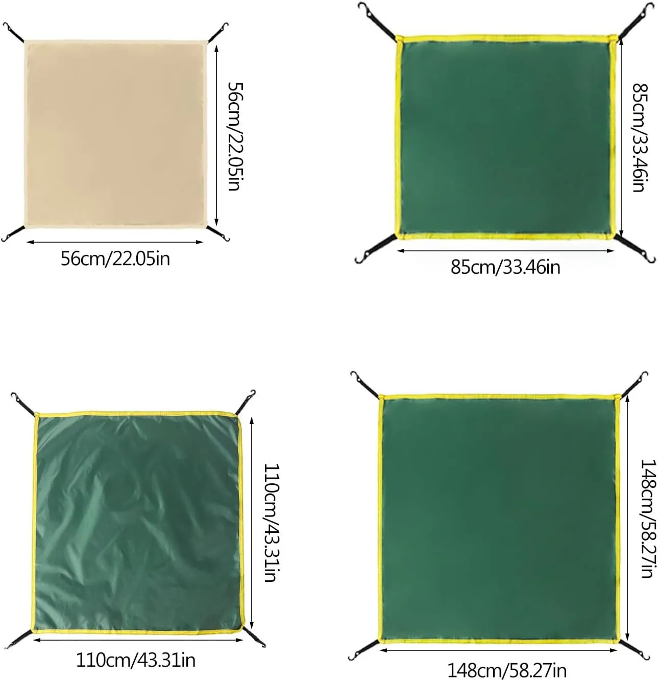 Beachs Tent Head Cloth Lightweight Camping Tarp Sunshades Shelter Rainproof Awning Outdoor Supplies