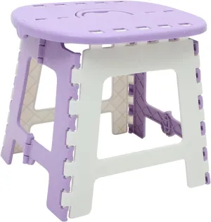 BESPORTBLE Folding Foot Stool Compact Plastic Chair Portable Seating for Home Travel Skid-