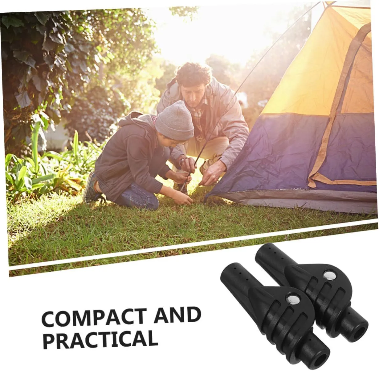 BESPORTBLE Outdoor Tent Accessories Tent Poles Replacement Tent Support Pole Fitting Camping Supply Tent Building