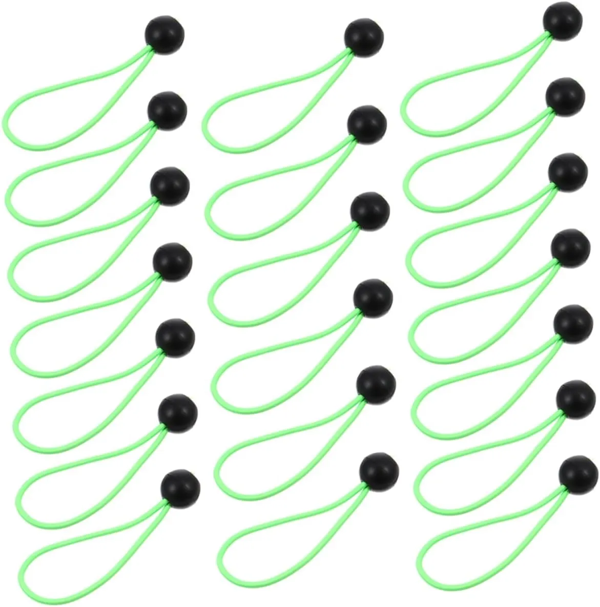 BESPORTBLE Tent Stretch Rope Elastic Buckle 30pcs Guy Lines Tent Cords for Accessory