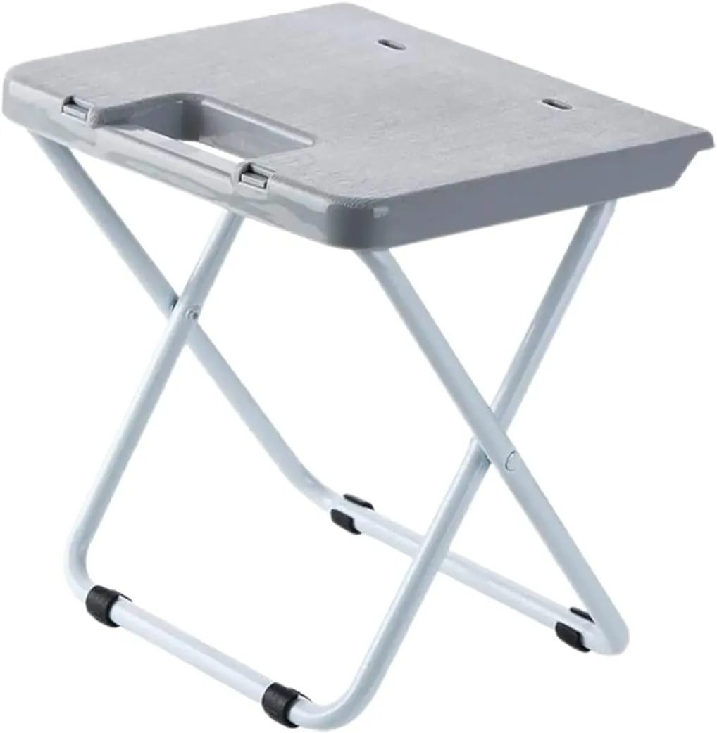 BESTonZON Portable Folding Stool Lightweight Skid Camping Chair for Outdoor Activities Compact Design for Travel Fishing and Gardening Durable Load Capacity for Comfort
