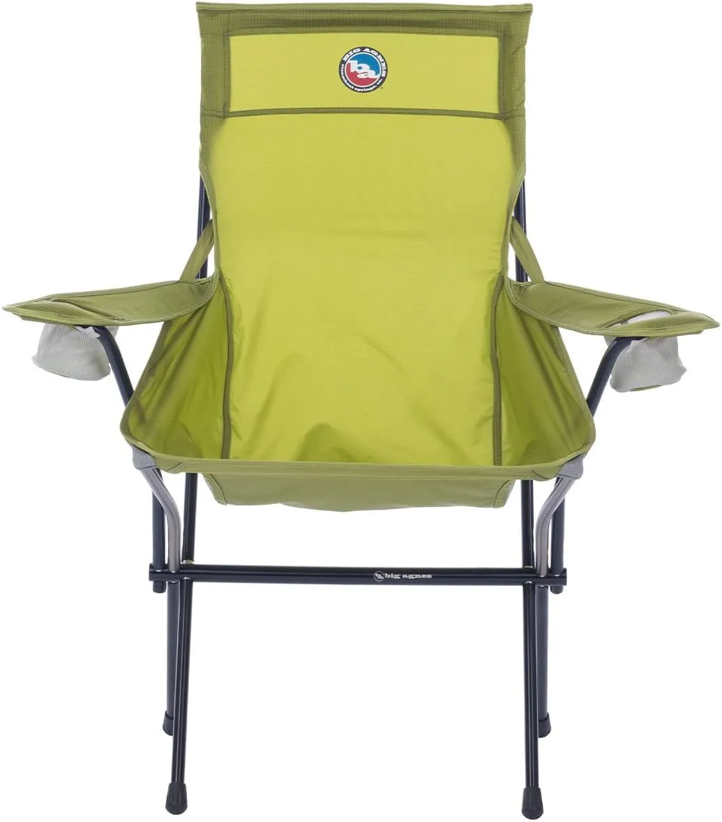 Big Agnes Big Six Armchair - Deluxe Comfort with Built-in Cup Holders | Tall Back, Wide Seat | Packable & Quick Setup | Lightweight Backpacking & Camping Chair