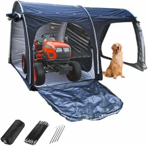 Bike Storage Tent with Ventilation Mesh Bike Storage Tent with Double Doors for 5-7 Bikes Bike Tent Storage Storage Sheds