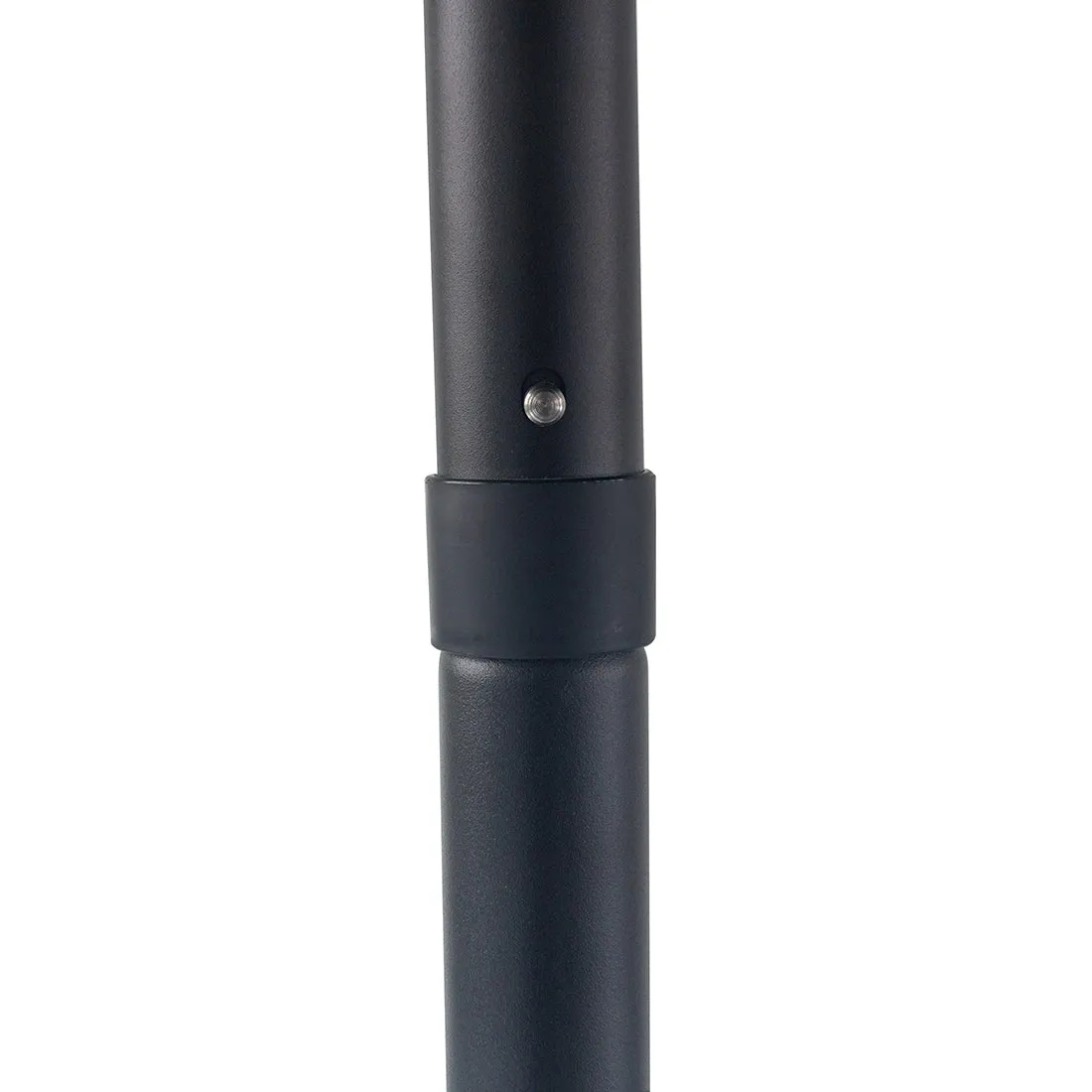 Billy Fresh 3m Midnight Aluminium Umbrella - Black with White Trim