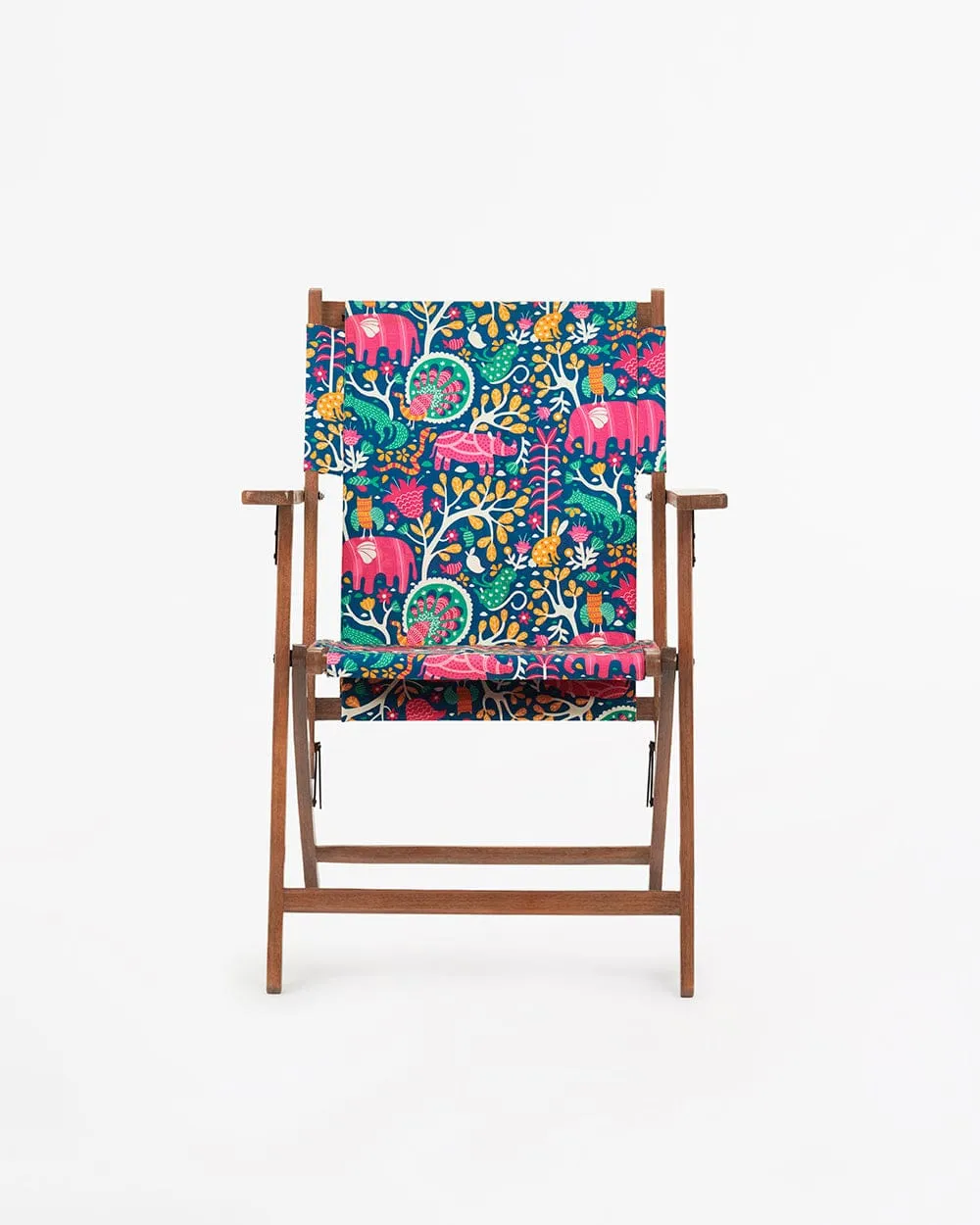 Bistro Folding Chair-Gond Tribal