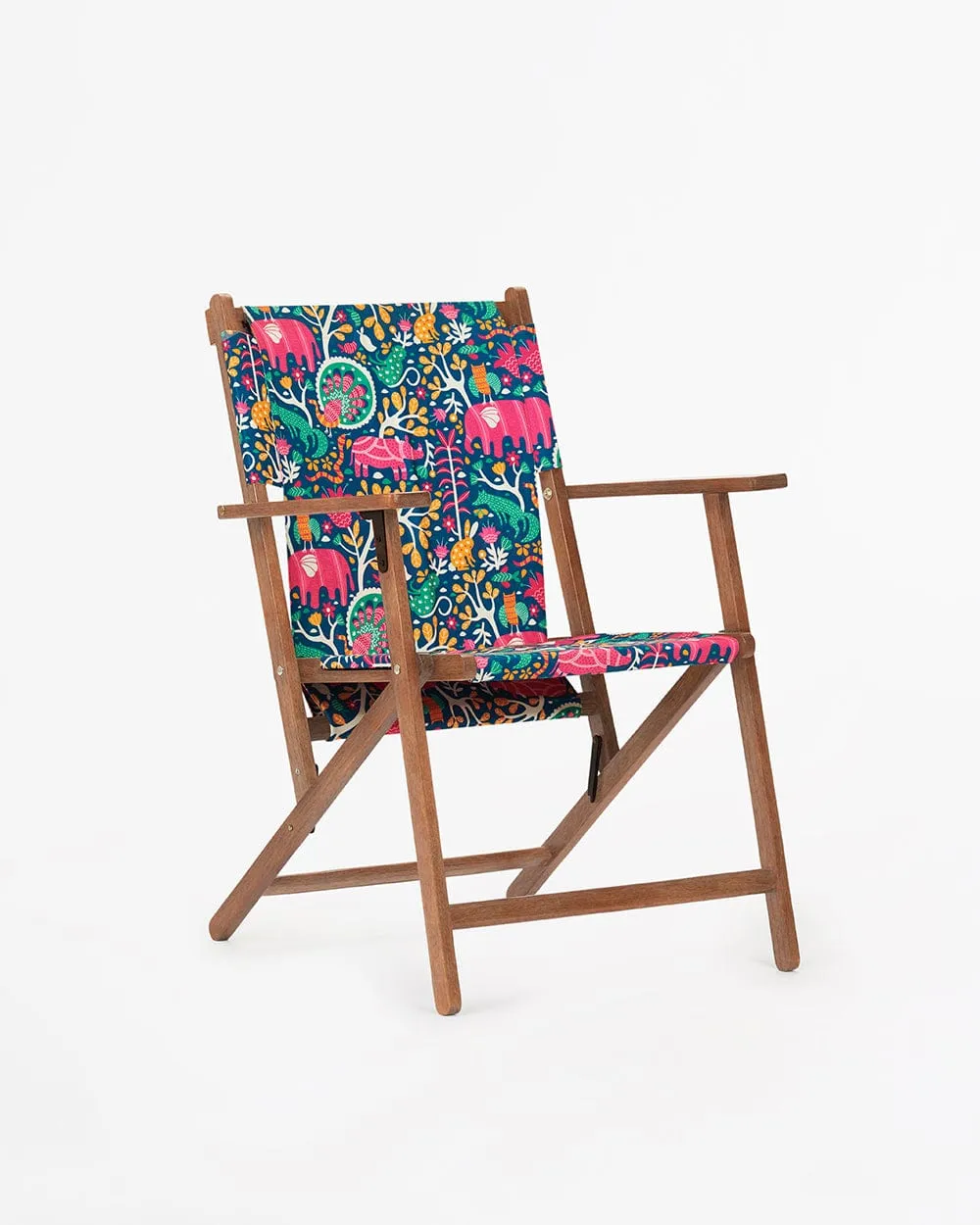 Bistro Folding Chair-Gond Tribal