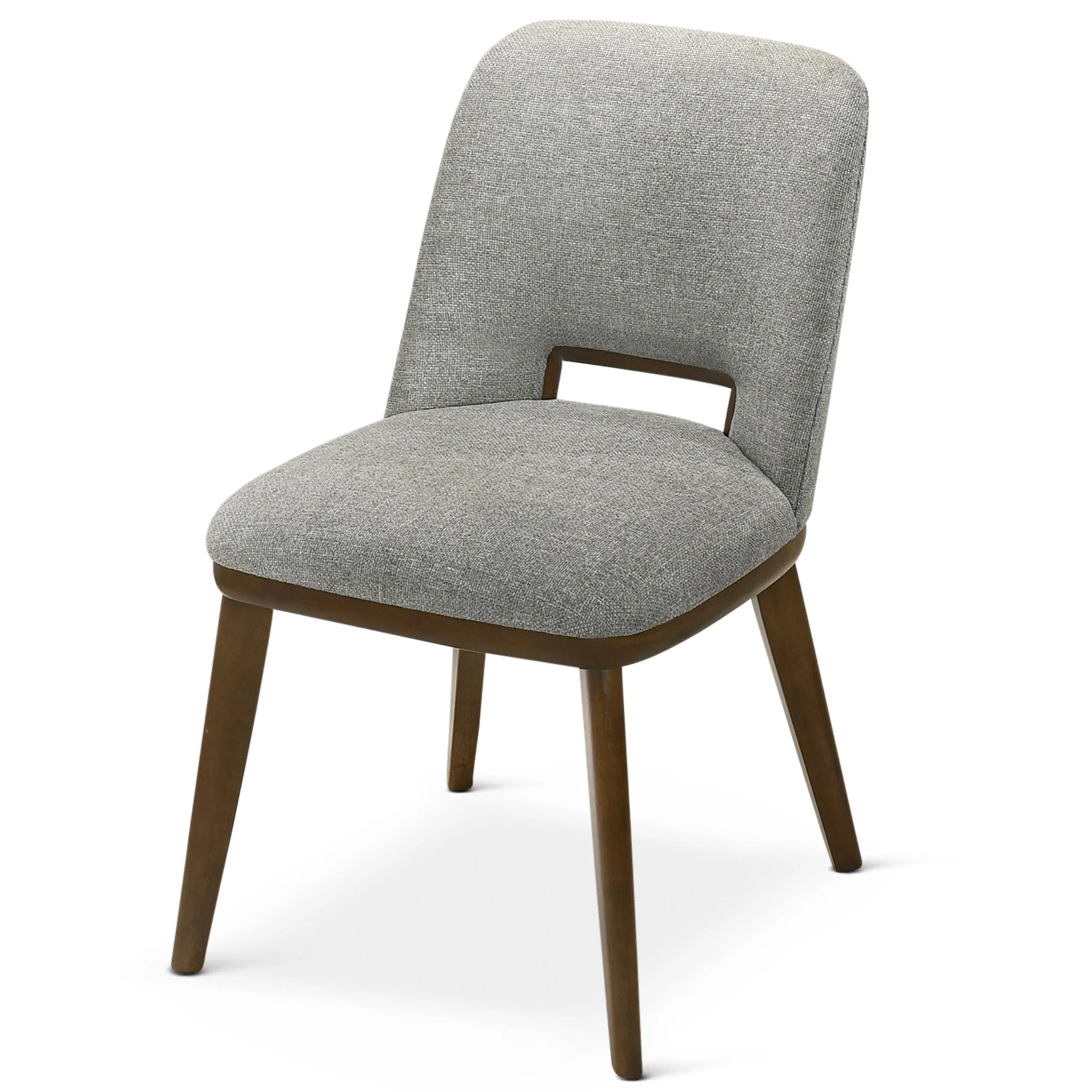 Bonney Light Grey Fabric Dining Chair Set of 2