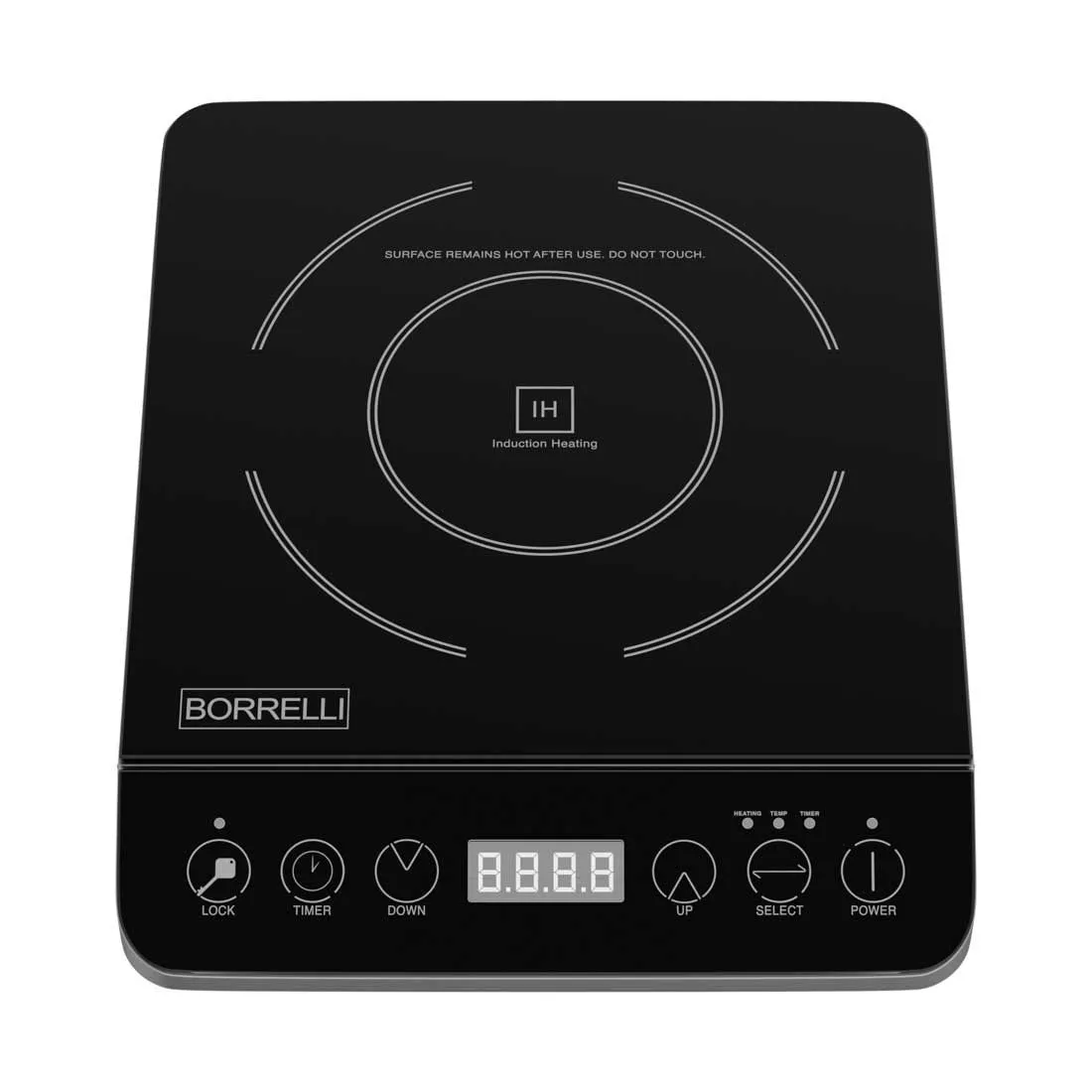 Borrelli 2000 Watt Professional Induction Hob: Compact, Efficient, and Safe