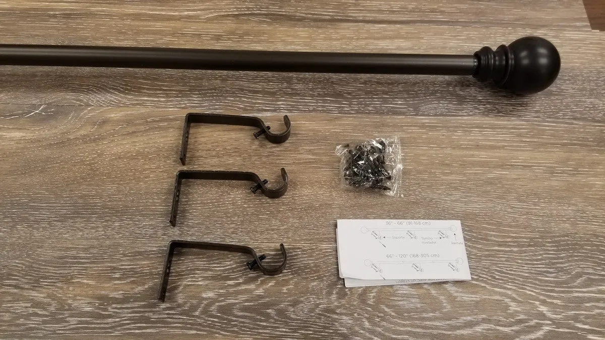 Bryce Decorative Curtain Rod Set