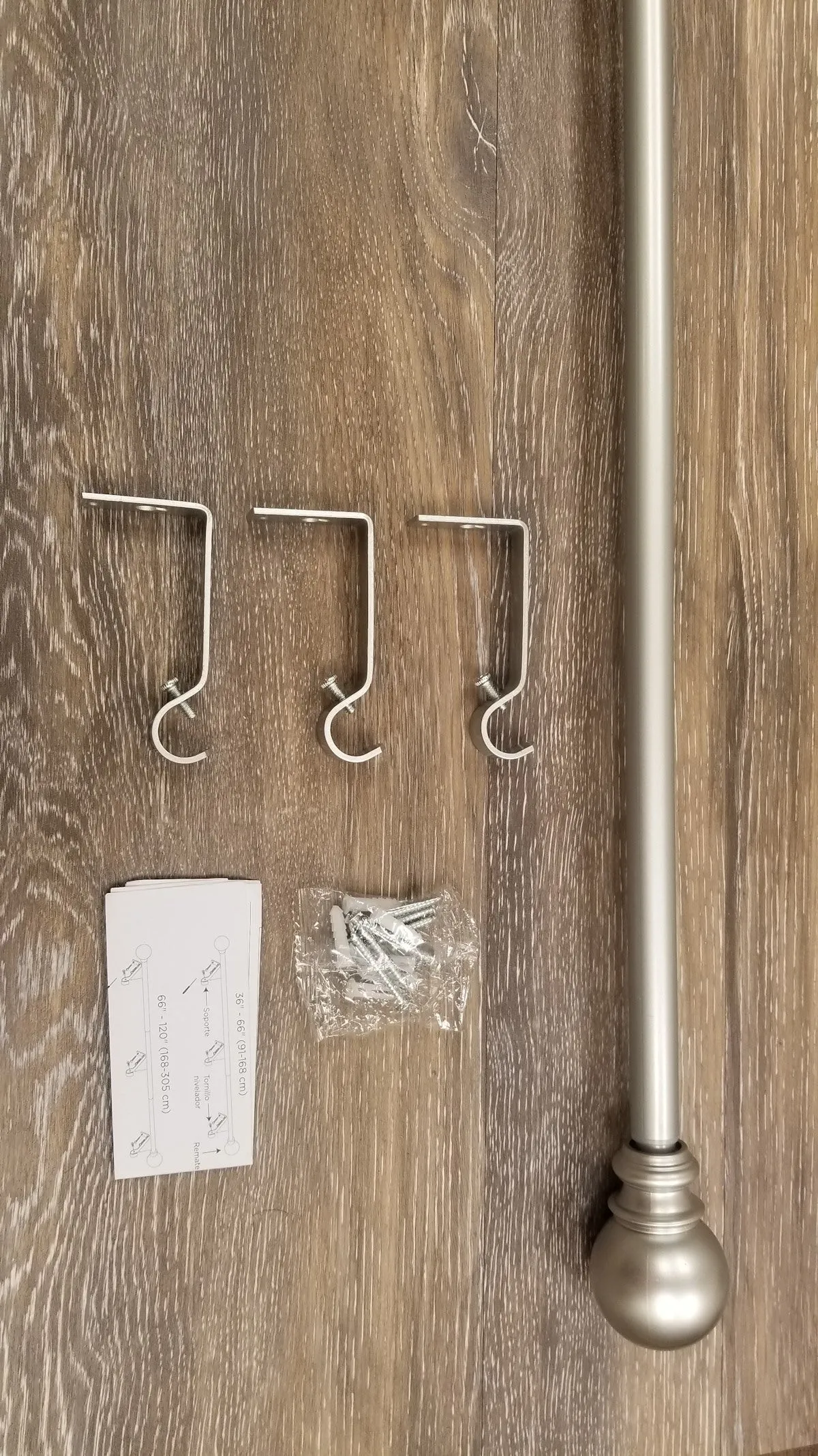 Bryce Decorative Curtain Rod Set