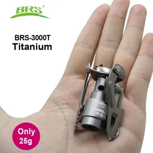 Burner Gas Camping Mini Pocket Complete range Gas Stove Gas Furnace Portable Cooker Picnic Stove Survival  brs-3000t Customer-approved Titanium Outdoor BRS