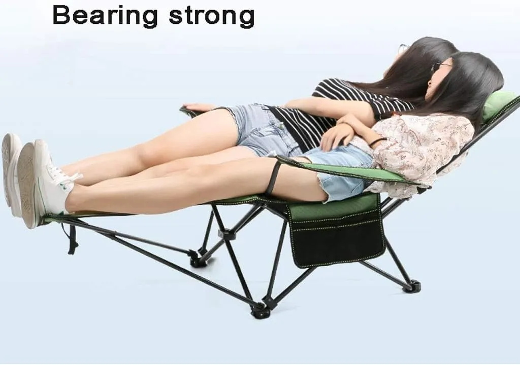Camping Chair Camp Chair Outdoor Camping Chair Folding Chair Recliner Break Relax Lounger Chairs Garden Balcony Fishing Hiking Folding Chairs Outdoor Fishing Chair,Blu 85 * 153 * 88cm