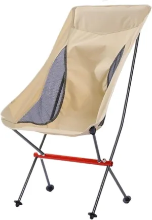 Camping Chair Outdoor Fishing Chair Ultralight Foldable Camping Chair,Picnic Backrest Seat Folding Aluminum Alloy Stool Folding Chairs for Outside Portable