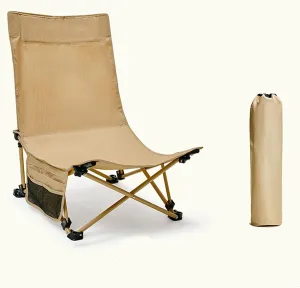 Camping Chairs for Adults, Folding Chair Portable Adjustable Steel Recliner Ideal for Camping and Other Outdoor Activities