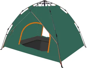 Camping Dome Tent is Suitable for 2/3/4/5 People, Waterproof, Spacious, Portable Backpack Tent, Suitable for Outdoor Camping/Hiking