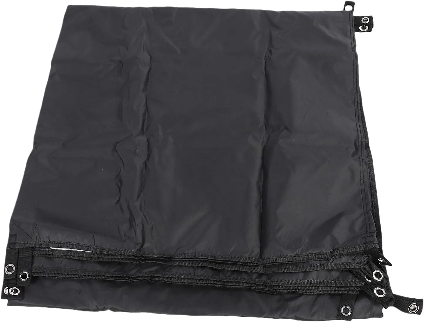Camping Tarp Waterproofing Portable Multifunctional Outdoor Camping Traveling Awning Backpacking Shelter Rain Tarp, Sun Proof Awning with Ground Nails Wind Proof Ropes (S)
