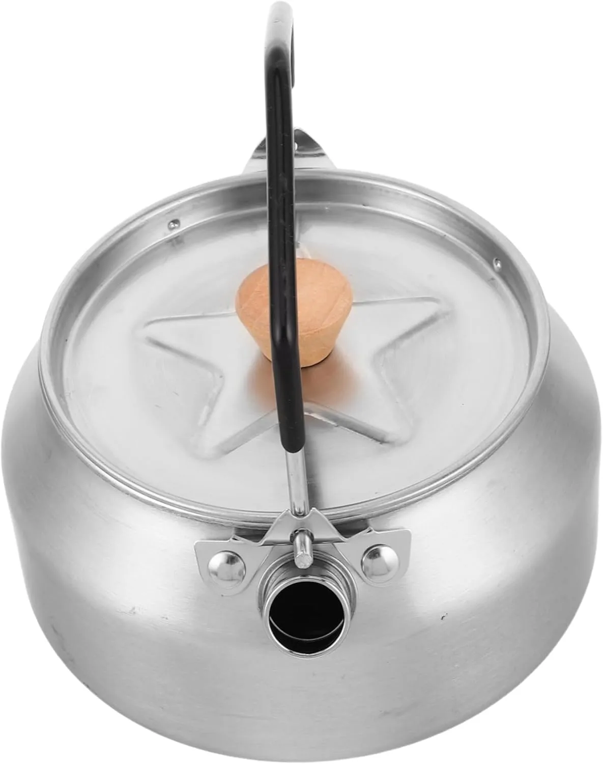 Camping Tea Kettle: 1l Stainless Pot Campfire Camp Teapot Travel Tea Kettle For Hiking Picnic Travel Outdoor Cooking Backpacking