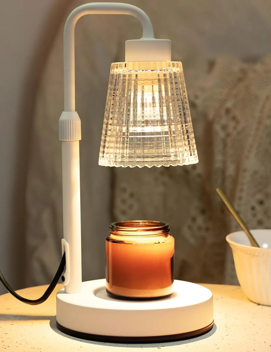 Candle Warmer Lamp with Timer Dimmable, Birthday Gifts for Women Mom, House Warming Gifts New Home Decor, Wax Melt Warmer for Jar Candles