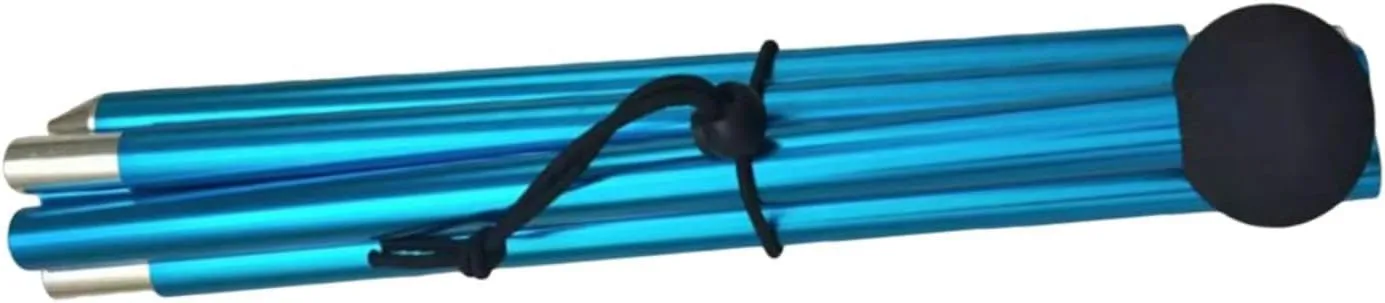 Canopy Rod Tent Pole Gardening Shelter 2M Aluminum Alloy Five Sections Bracket Tent Rod Tarp Pole for Awning Outdoor Beach