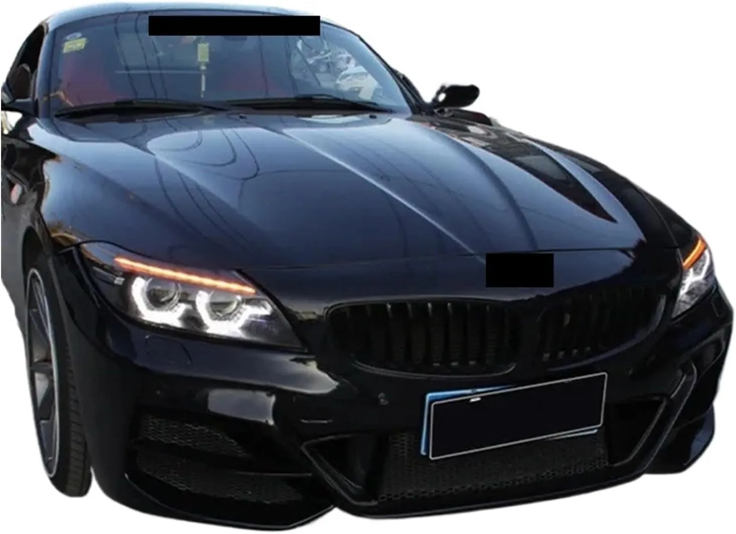 Car Lights Compatible For BMW Z4 E89 2009-2016 Headlights Assembly DRL Angel Eye Projector Lens Headlamp Car Accessories Plug And Play(WITH LED BLUBS_NO AFS)