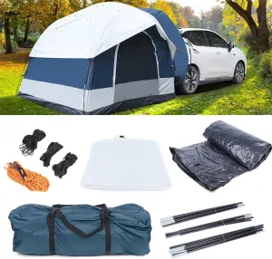 Car Tail Tent,SUV Tent Waterproof Vehicle Mounted Tent,8.2 x 8.2 x 6.56 Ft Up to 4-Person Sleeping Capacity,Suitable for Family Camping & Hiking