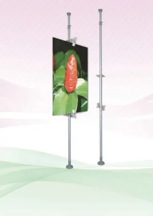 Ceiling and Floor Pole display