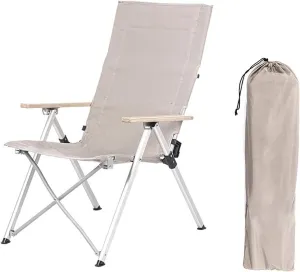 Chairs Outdoor Folding Chair Aluminum Alloy Portable Adjustable Reclining Camping Fishing Beach Chair Leisure Reclining Chair