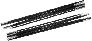 CHICIRIS Tent Poles Replacement, 4.9M Fiberglass Camping Tent Pole Bars Outdoor Support Rods Awning Frames Kit