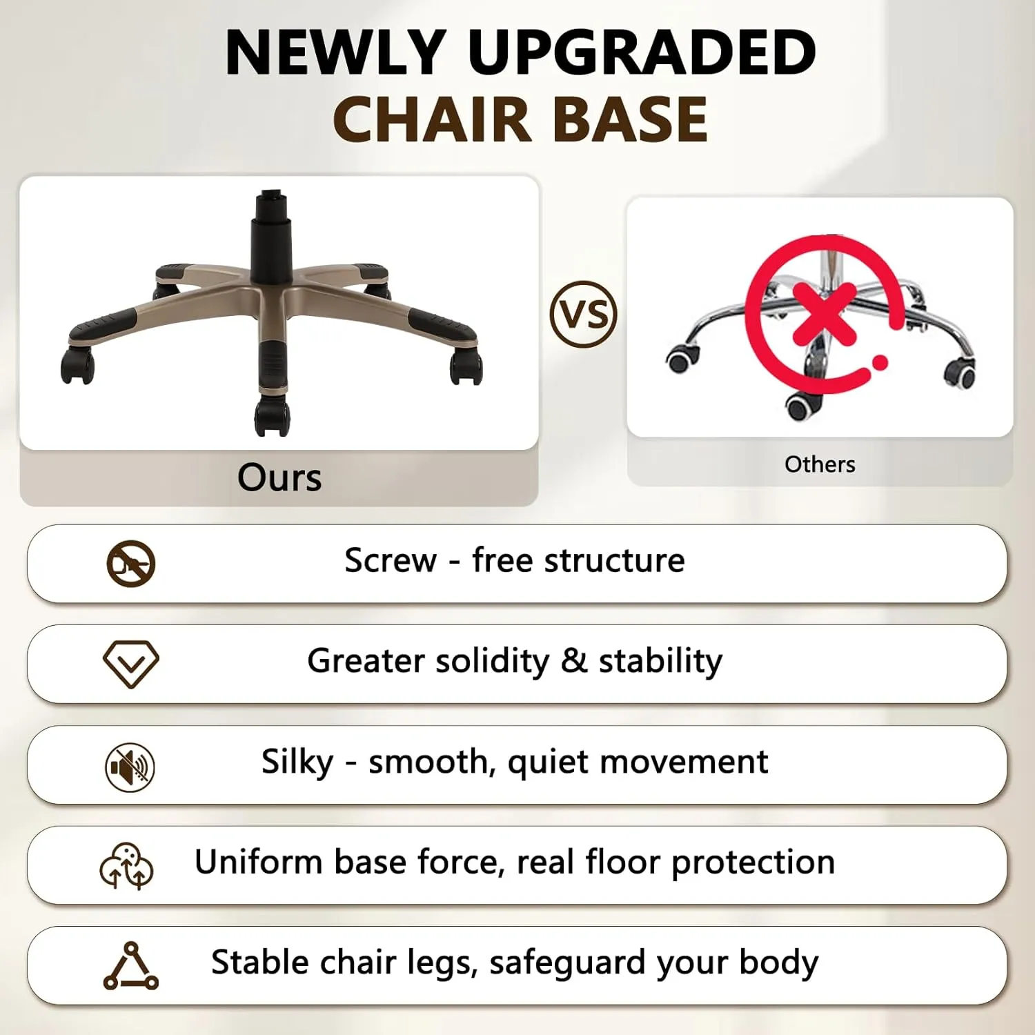 CLATINA Executive Office Chair with High Back, Brown PU Leather Chairs with Wheels and Arms, Managerial Chairs with Soft Padded Armrest Lumbar Support, Swivel Rolling Computer Desk Chair 400 LBS
