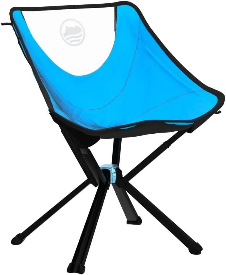 CLIQ Portable Chair - Lightweight Folding Chair for Camping - Supports 300 Lbs - Perfect for Outdoor Adventures - Sky