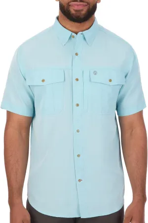 Coleman Mens UPF 40  Ultra Lightweight Quick Dry Short Sleeve Guide Shirt Outdoor for Fishing Hiking Camping
