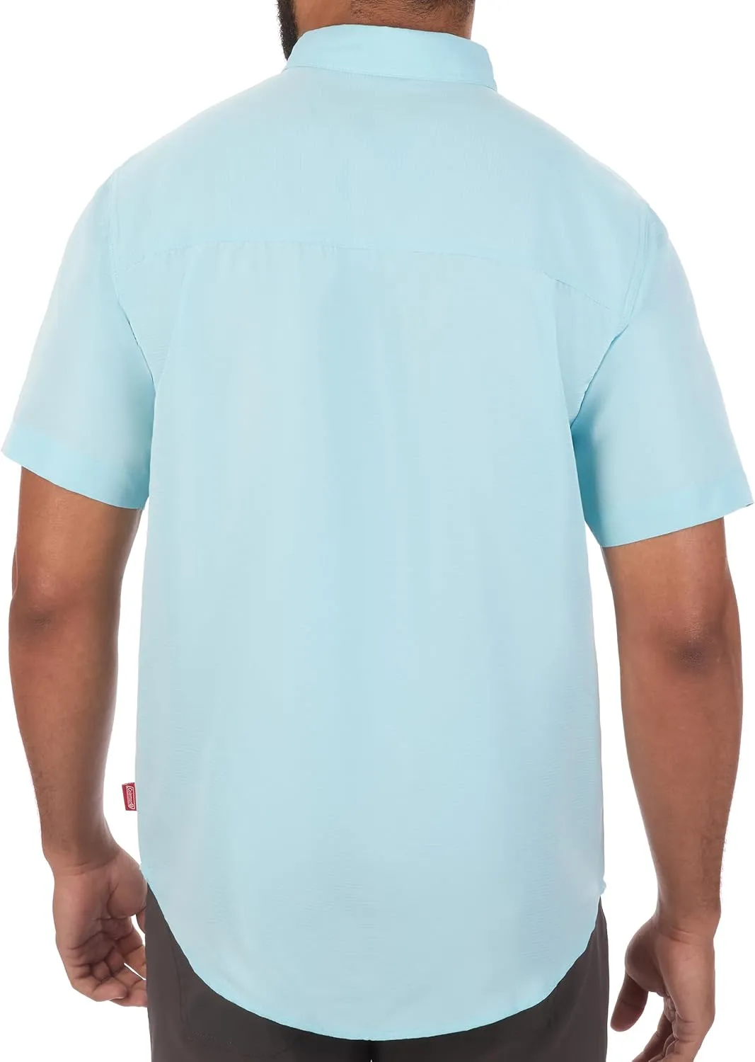 Coleman Mens UPF 40  Ultra Lightweight Quick Dry Short Sleeve Guide Shirt Outdoor for Fishing Hiking Camping
