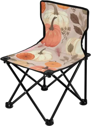 Colorful Autumn (6) Portable Outdoor Folding Chair Anti-Slip Padded Oxford Cloth Stool Camping Chair Small for Beach Hiking Fishing Gardening Quad Camp Chair