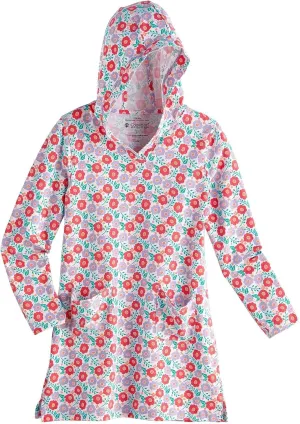 Coolibar UPF 50  Girl's Catalina Beach Cover-Up Dress - Sun Protective