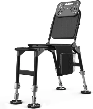 CULIACAN Fishing Chair Beach Chair with Adjustable Backrest Legs Fishing Chair Breathable Padded Camping Beach Office Lounge Chair Outdoor Folding Chair