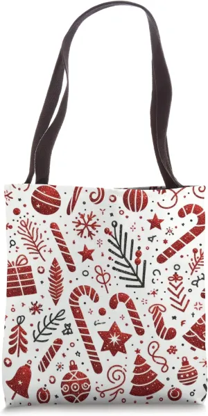 Cute Christmas Holiday-Themed Tote Bag