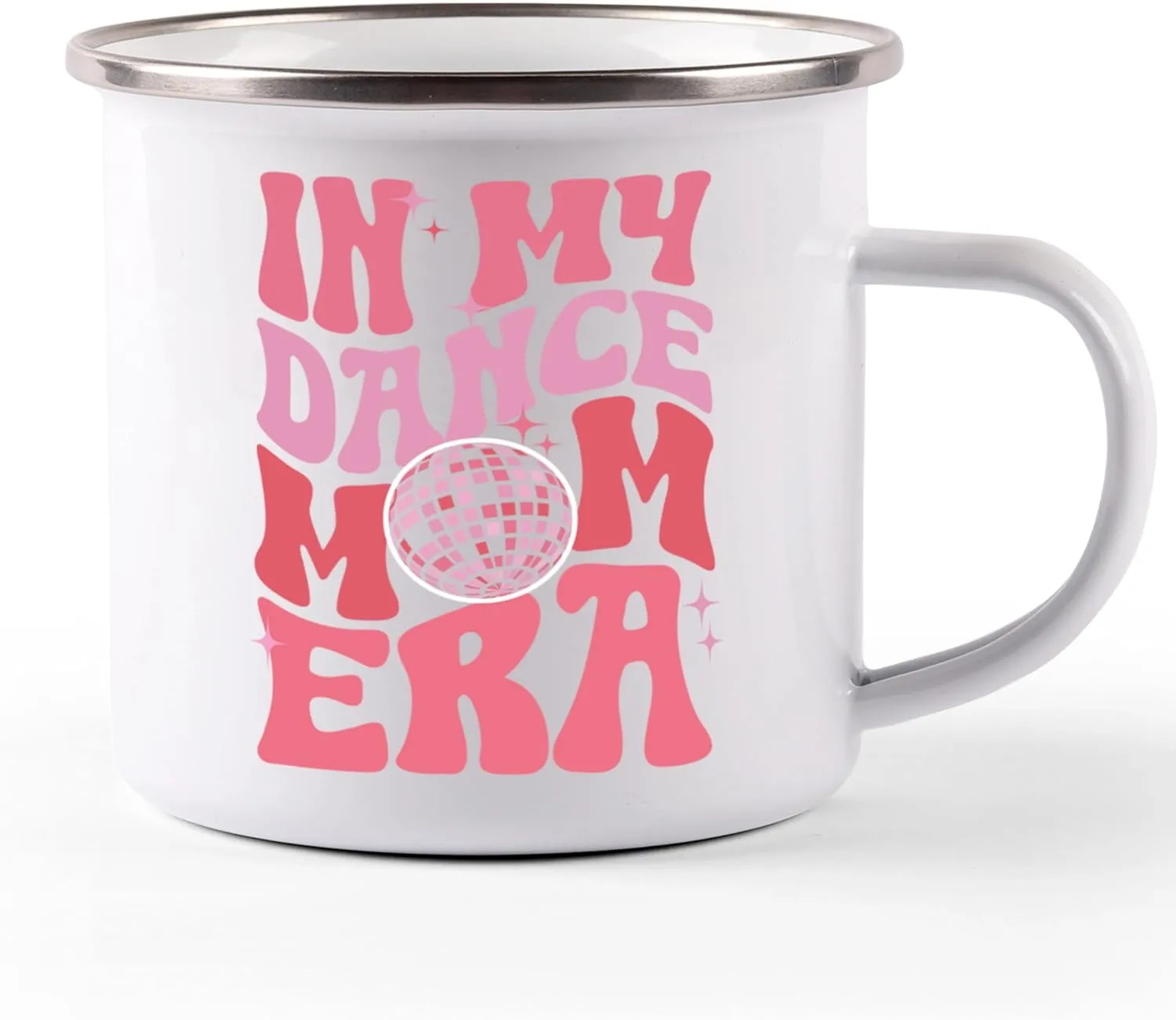 Dance Mom Era Camper Mug White 12oz -Dance Mom Era A - Dancer Dance Teacher Ballet Coach Instructor Choreographer Zumba Party People Pole Dancer
