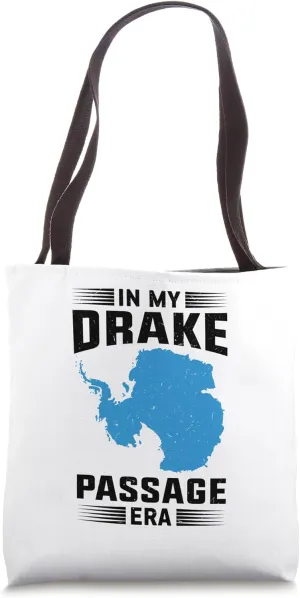 Drake Passage And Antartica Explorer Design Tote Bag