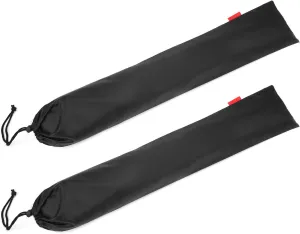 Drawstring Design, Camping Accessory Bag, Portable Tent Storage, Sturdy and Multifunctional, 2Pcs Canopy Pole Bag, Suitable for Poles Less Than 76cm, Lightweight and Portable,
