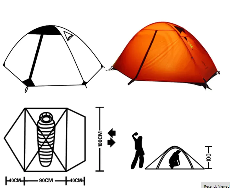 Efficient returns Practical Ultralight Tent Pyramid