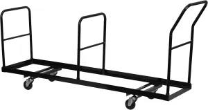 EMMA   OLIVER 35 Chair Vertical Storage Folding Chair Dolly - Party Event Rental