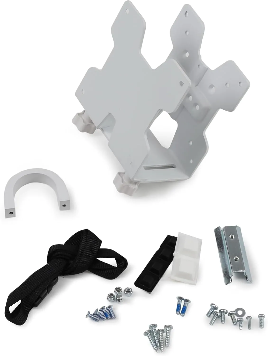 Ergotron – Mini PC Mount – Add-on for VESA Monitor Arms – White