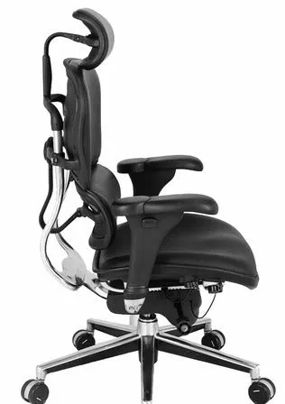 Eurotech Ergo High-Back Manager's Chair with Leather Seat