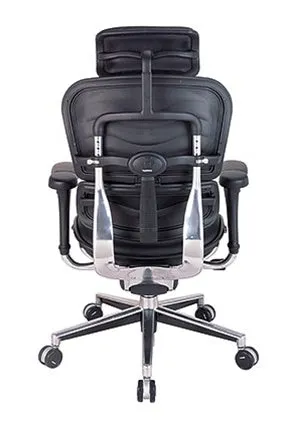 Eurotech Ergo High-Back Manager's Chair with Leather Seat