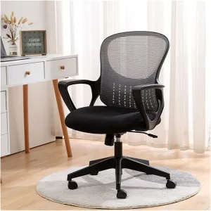 Executive Desk Chair Office Chair Ergonomic Desk Chair Mesh PC Chair Lumbar Support Modern Executive Adjustable Stool Rolling Swivel Chair with Armrests Office Chair (Color : C)