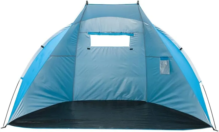 Extra Large Outdoor Portable EasyUp Beach Cabana Tent Sun Shelter Sunshade, Blue